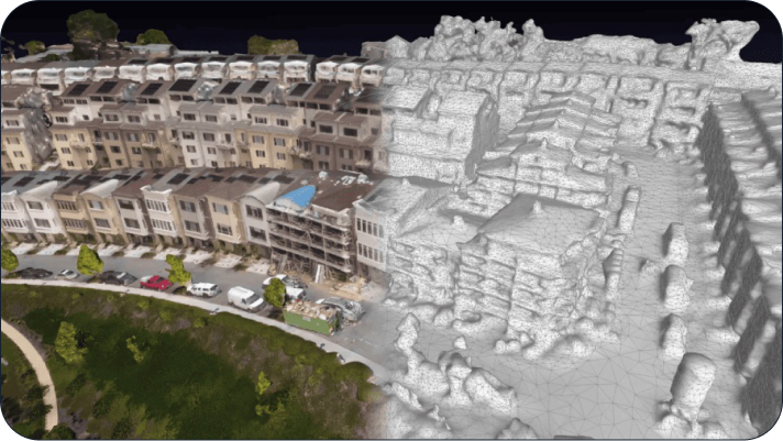 Ortofotomapa i model 3D terenu z lotu drona